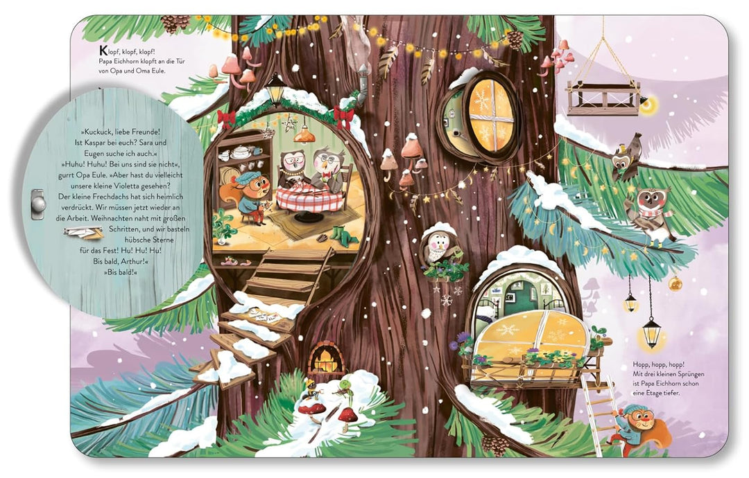 Weihnacht im grossen Tannenbaum - Ein Pappbilderbuch mit vielen Klappen zum Entdecken und gemeinsame