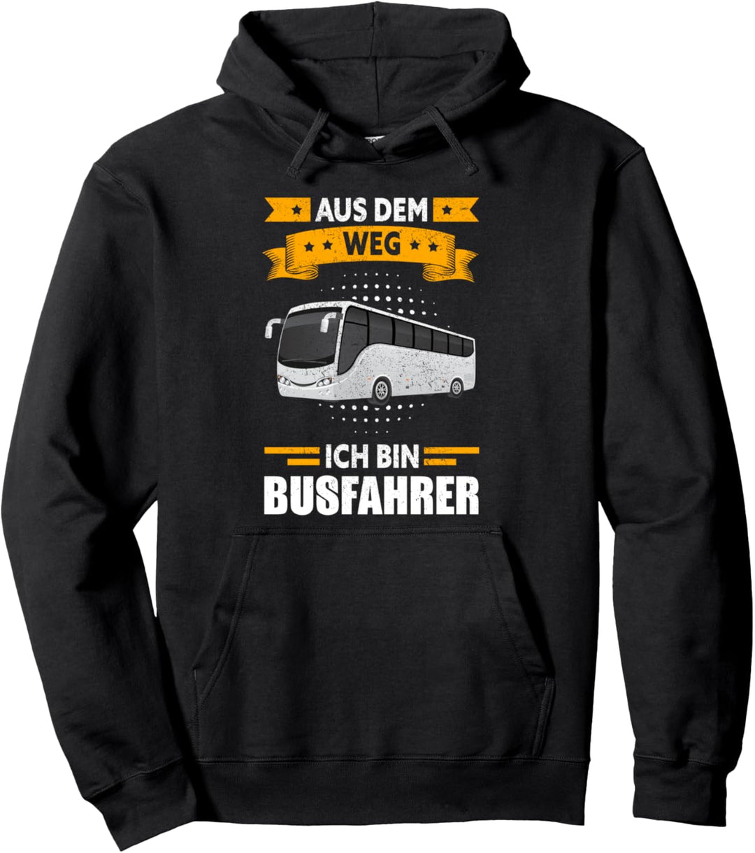 Busfahrer Spruch Bus Linienbus Reisebus Pullover Hoodie