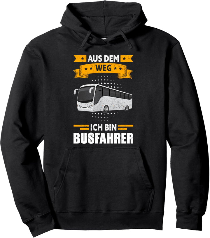 Busfahrer Spruch Bus Linienbus Reisebus Pullover Hoodie
