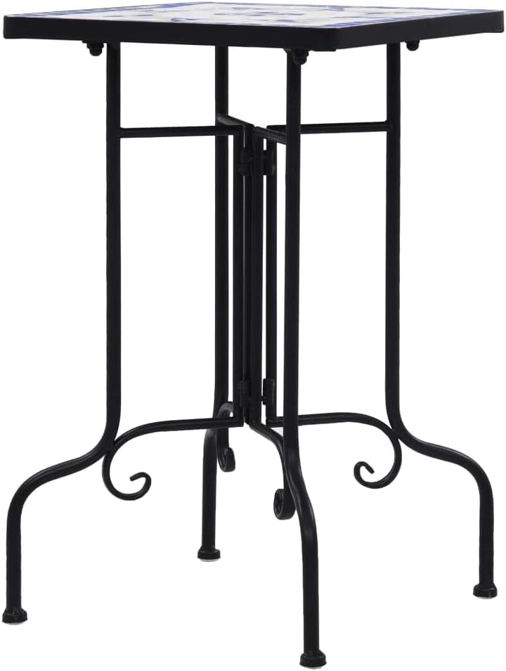 puraday Mosaik-Beistelltisch Balkontisch Beistelltisch Outdoor Pflanztisch Gartentisch Klein Blument
