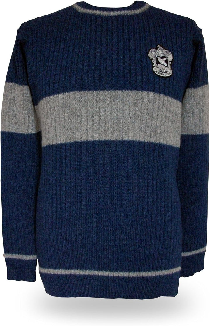 Harry Potter Quidditch Ravenclaw Sweater Pullover Original aus dem Film Lammwolle - M