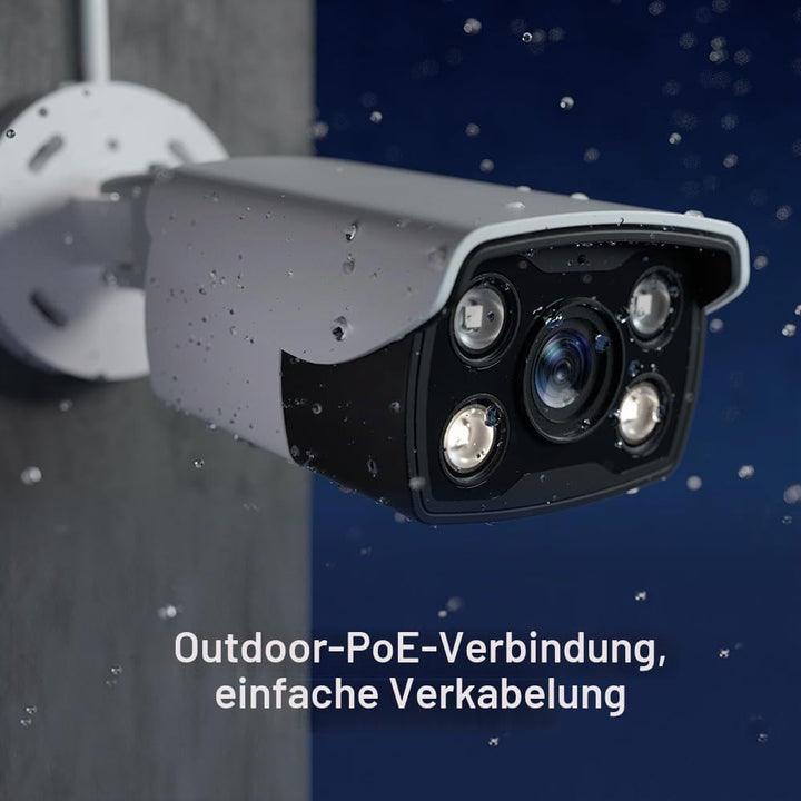 TP-Link VIGI C330 2,8 mm Objektiv Smart Outdoor Sicherheitskamera | 3 MP HD Vollfarb-Netzwerkkamera