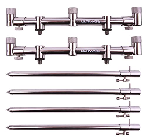 Ultimate Adjustable Stainless Steel 3 Rod Goalpost Kit - Bankstick Adjustable Goal Post Kit (3-Rod),