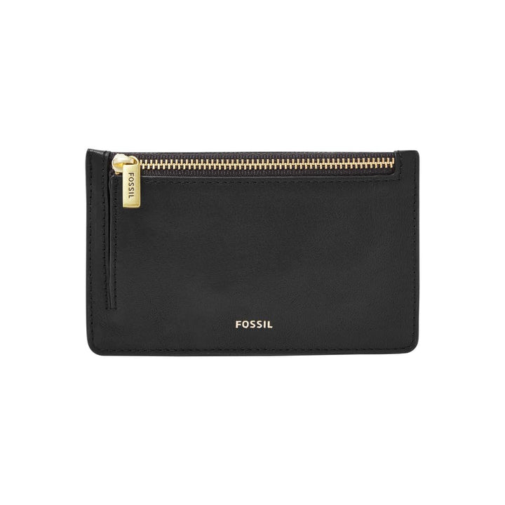 Fossil Damen Logan Card Case 13.7922 cm x 0.381 cm x 8.509 cm Schwarz, 13.7922 cm x 0.381 cm x 8.509