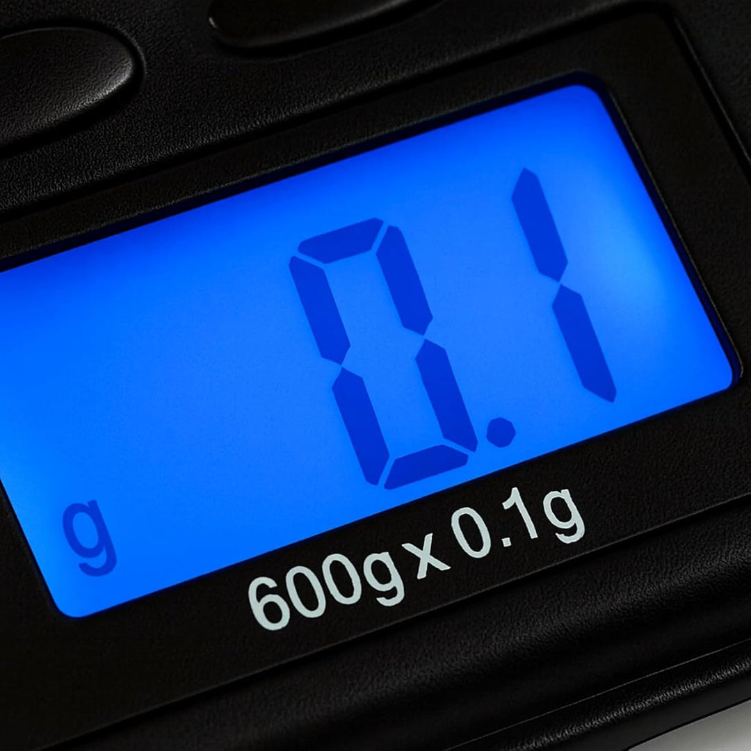 Weedness Feinwaage Waage milligramm 0,1g/250g Micron - Taschenwaage Digital Briefwaage Tischwaage Go
