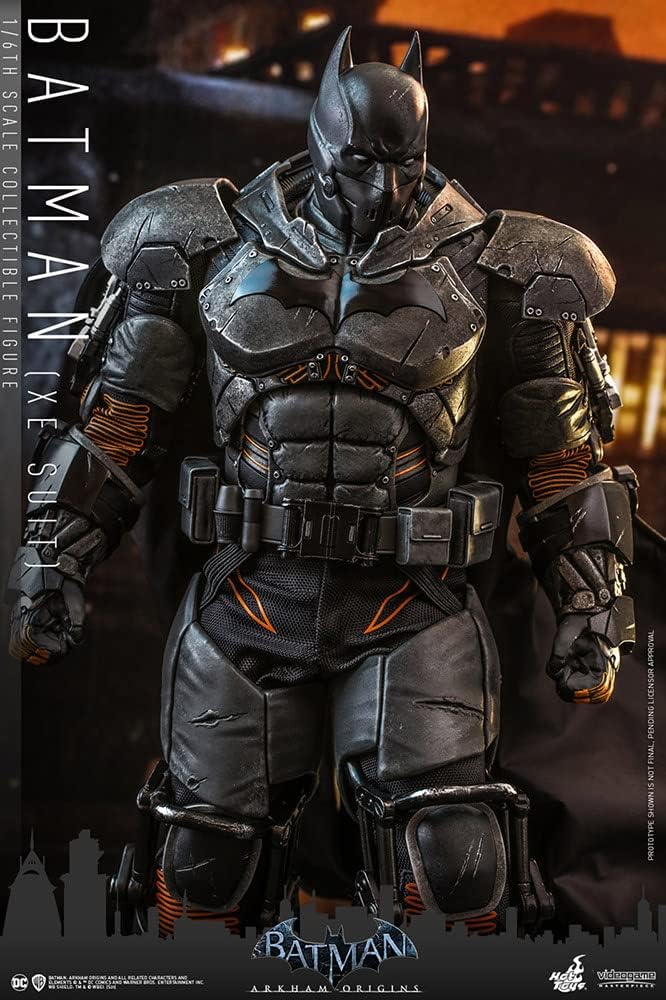 Hot Toys Batman XE Anzug Batman: Arkham Origins, Massstab 1:6, HT908863, Schwarz