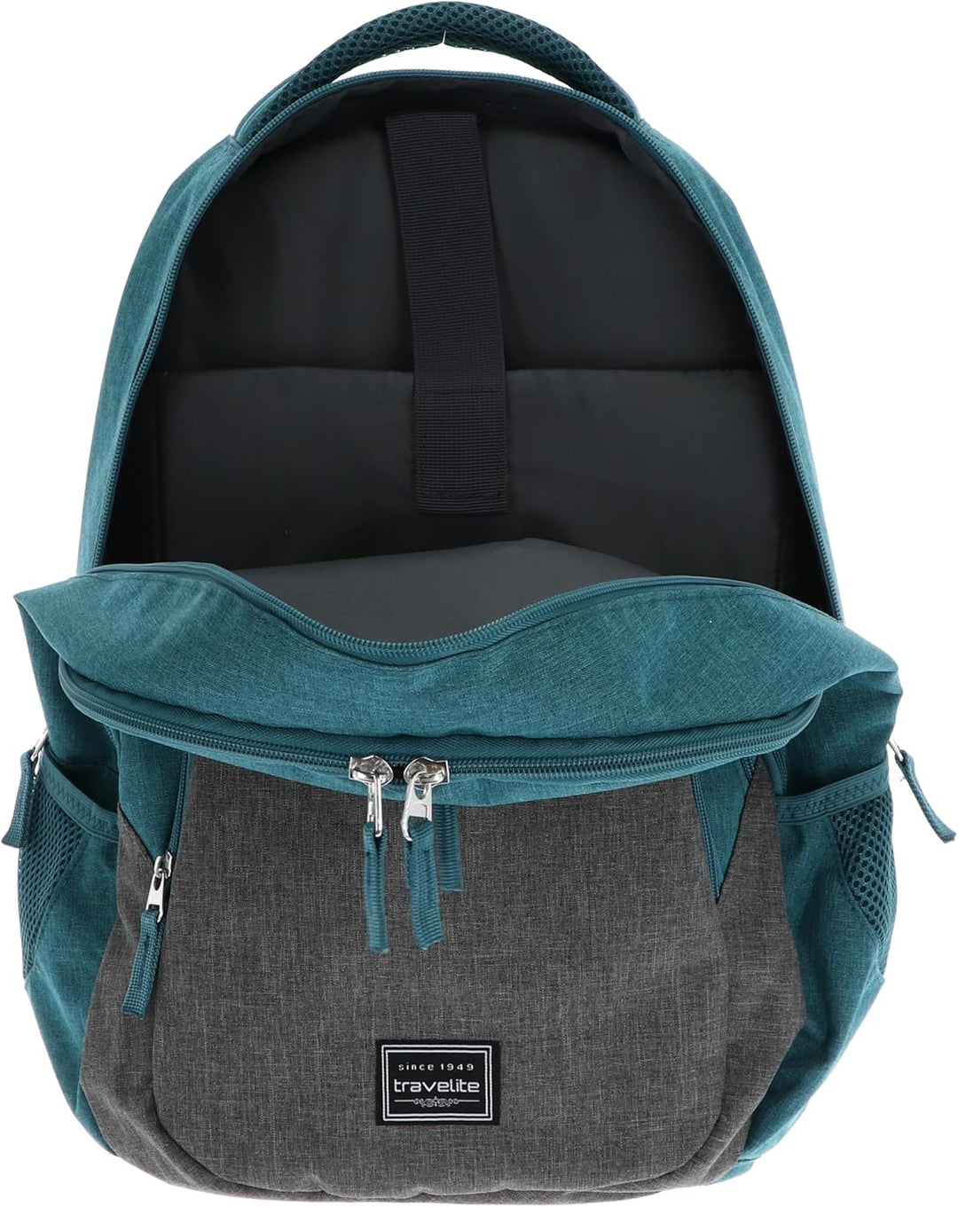 Travelite Handgepäck Rucksack, Laptop Rucksack 15,6 Zoll, BASICS, Daypack, Tagesrucksack mit vielen