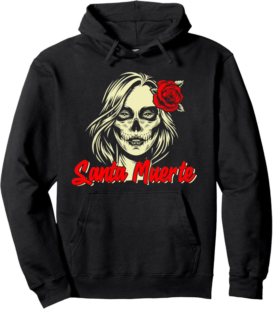 Santa Muerte Mexiko Skelett Totenkopf Tod Mexican Calavera Pullover Hoodie