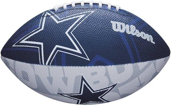 Wilson American Football MINI NFL TEAM SOFT TOUCH, Soft Touch-Mischleder Für Kinder DALLAS COWBOYS,