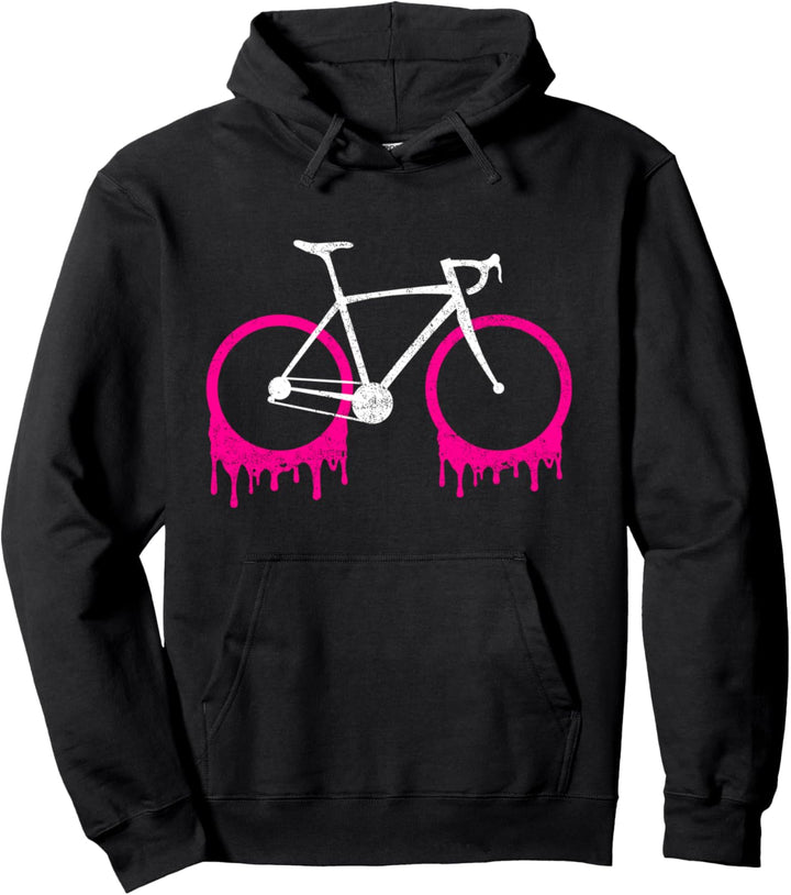 Rennradfahrerin Rennvelo Fahrradfahrerin Pullover Hoodie