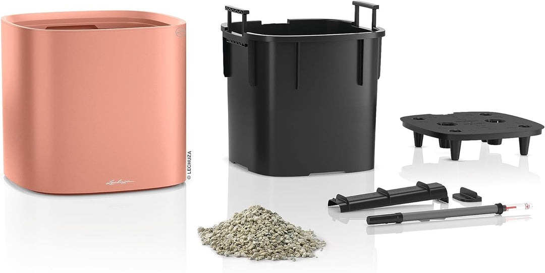 LECHUZA PILA Color Planter korallrot 15908 35x35x33 cm Korallrot, 35x35x33 cm Korallrot