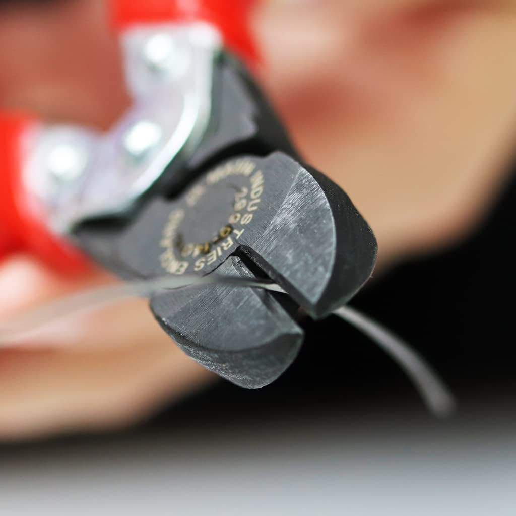 Maun 2999-160 Seitenschneider für Hartdraht-Komfortgriffe (Silber/Rot/Schwarz, 160 mm) 160 mm Komfor