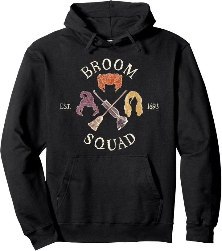 Hocus Pocus Sanderson Sisters Broom Squad Pullover Hoodie