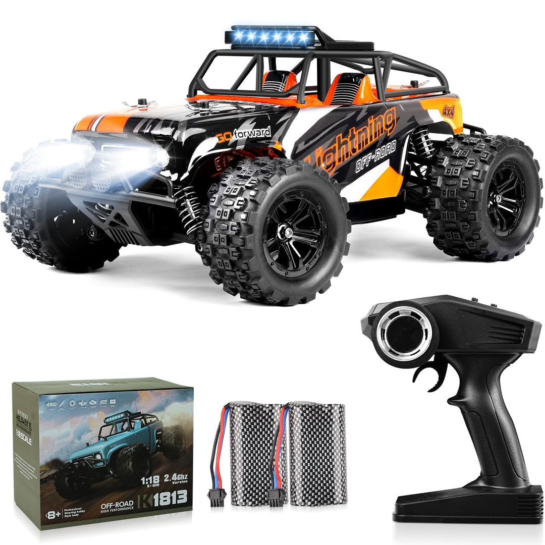 JOYTREKY Ferngesteuertes Auto, RC Auto 1：18 Monster Truck 45KM/H 4WD Geschenk fürTeenager Erwachsene