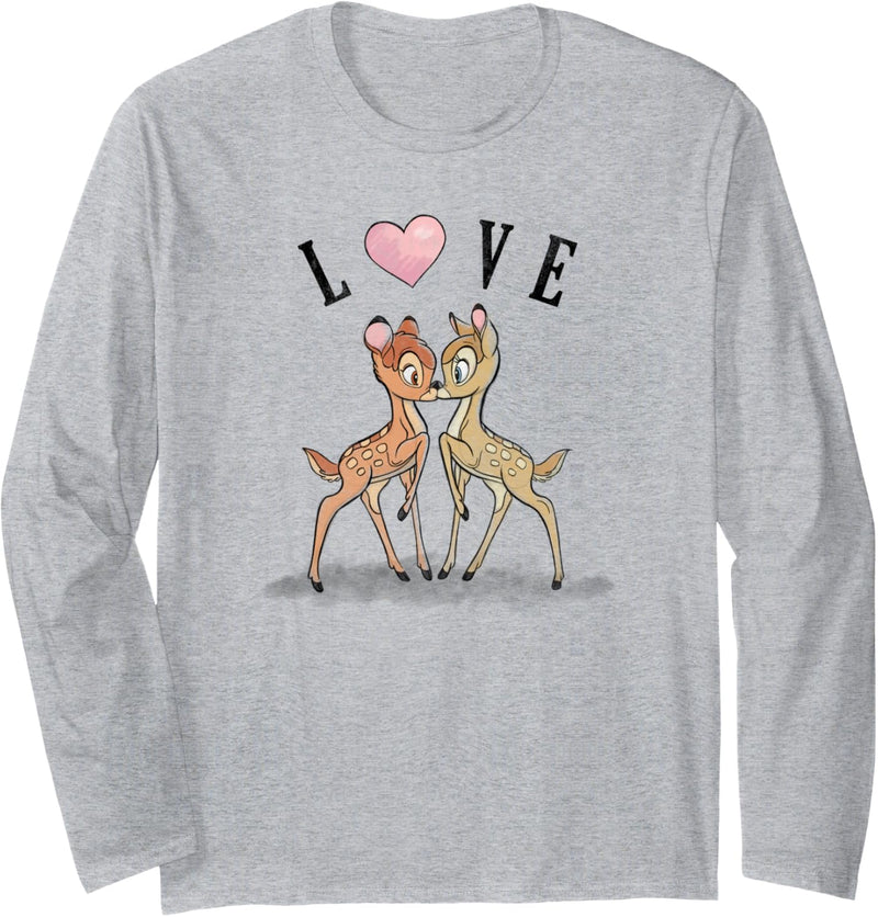 Disney Bambi & Faline Love Heart Langarmshirt