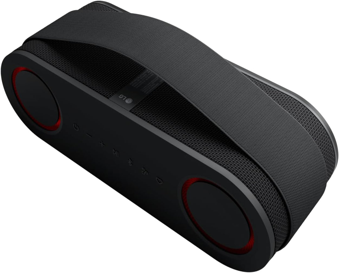 LG xboom Bounce by will.i.am, tragbarer Bluetooth-Lautsprecher (Signature Sound, nach Oben gerichtet