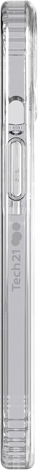 tech21 Evo Clear (MagSafe) für iPhone 13 – Transparente MagSafe Handyhülle mit 3,6 m Multi-Drop-Schu