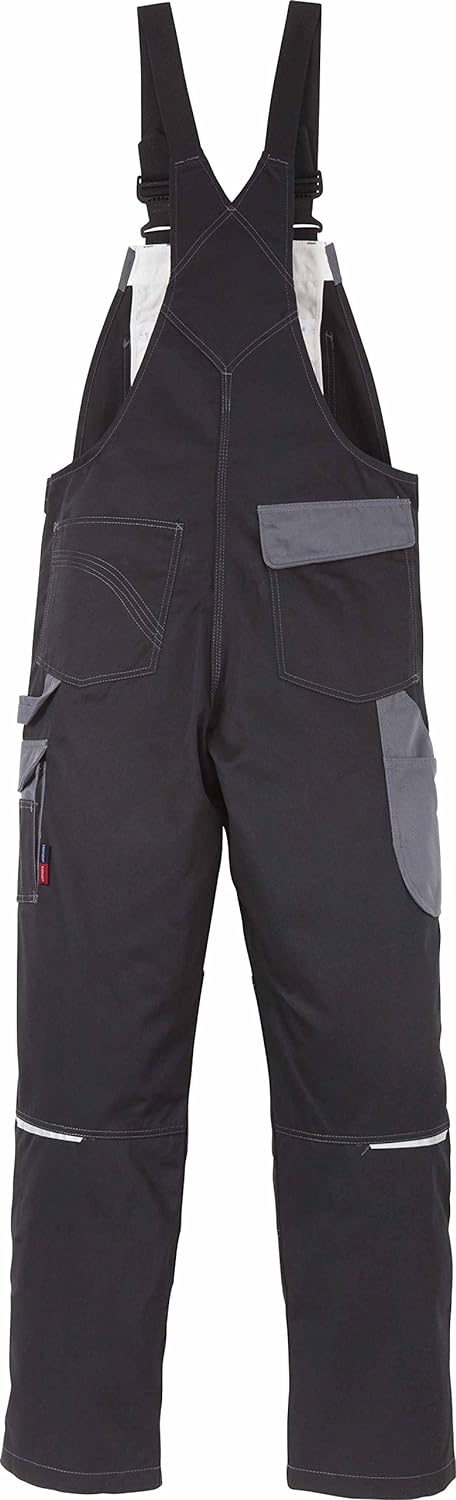 Kansas Latzhose ICON Hose Schwarz/grau 62