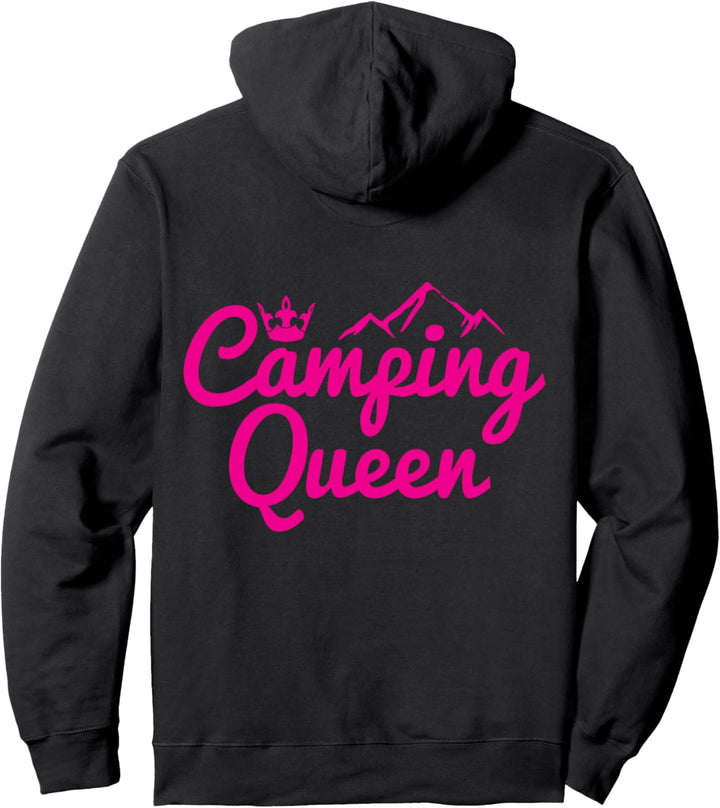 Camping Queen Krone Berge Wohnmobil Zelt Königin Pullover Hoodie