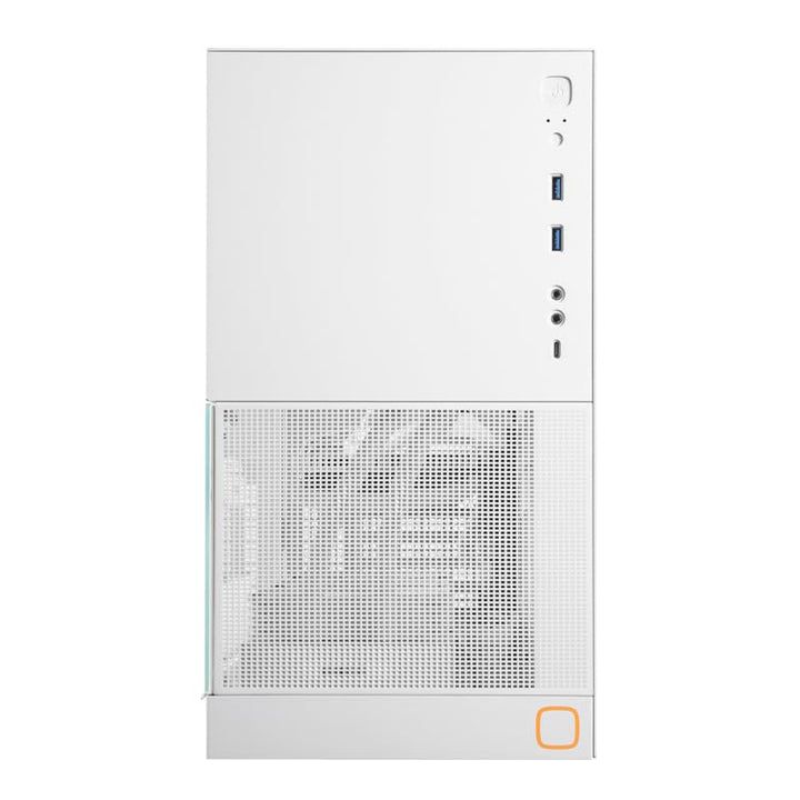 Geometric Future M4 King Arthur White Mid/Mini Tower, E-ATX/ATX Gaming-Gehäuse, vertikales Lufttunne