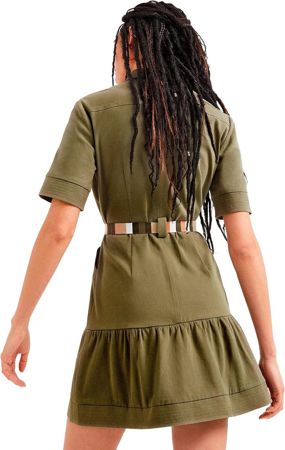 Desigual Damen Vest_Laila Lässiges Kleid M Grün, M Grün