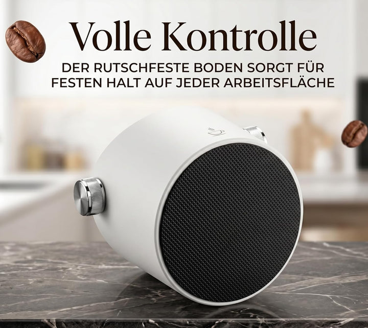 NEU: VIENESSO Abschlagbehälter Edelstahl mit abnehmbarer Abklopfstange – Siebträger Abschlagbox für