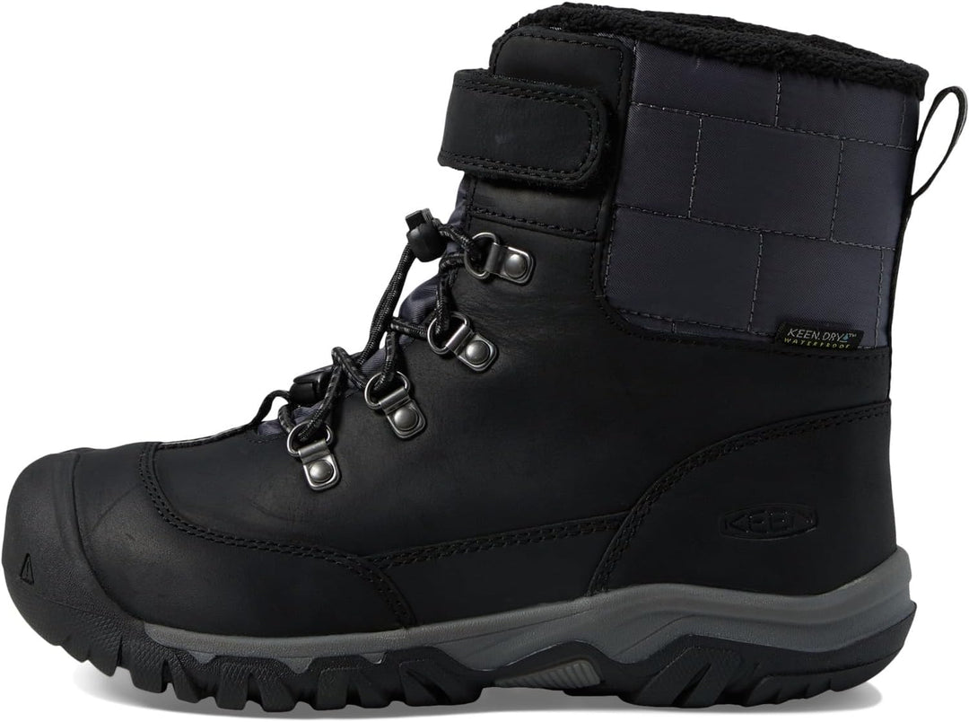 KEEN Unisex Kinder Kanibou Waterproof Schneestiefel 25 EU Black Magnet, 25 EU Black Magnet