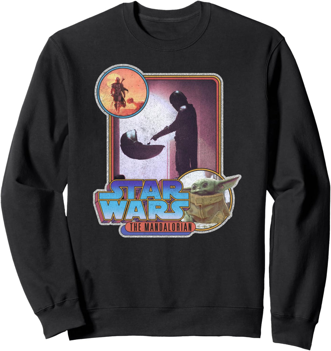 Star Wars Mandalorian Retro Mandalorian & The Child Sweatshirt
