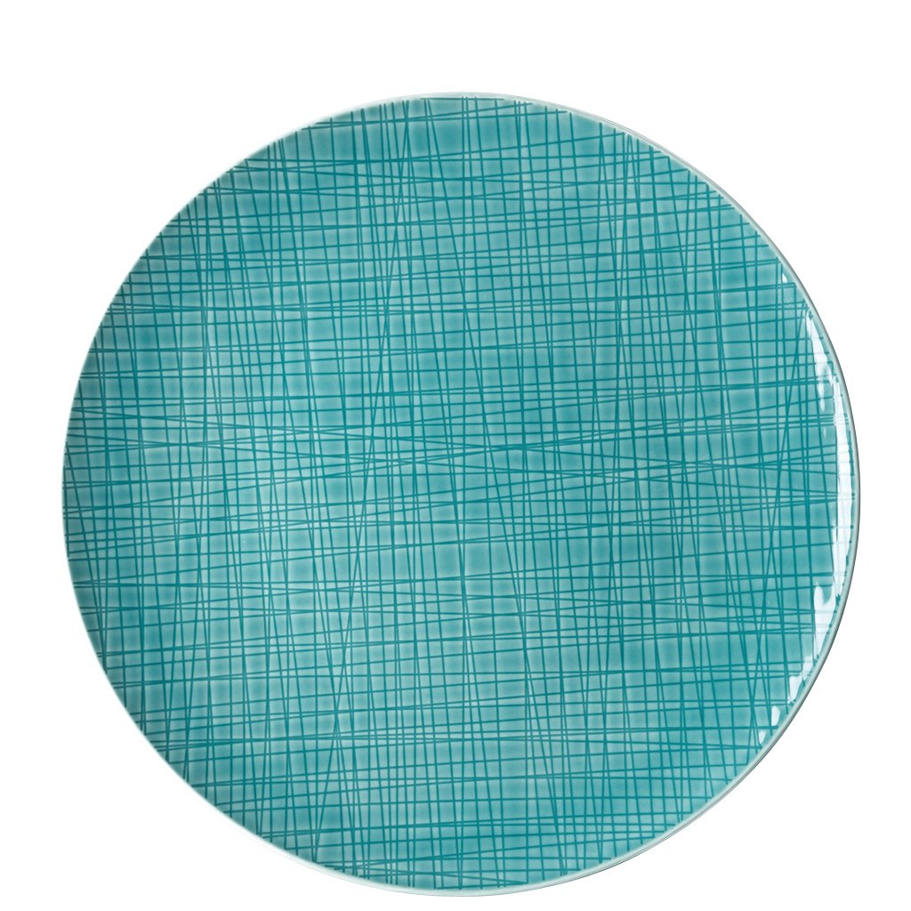 Rosenthal - Mesh Colours - Aqua - Teller, Speiseteller - flach - Porzellan - Ø 30 cm