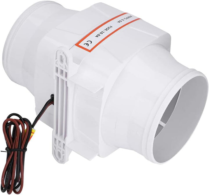 Abluftventilator, 10,2 cm, in Line, Marine-Bilge-Luftgebläse, starker Ventilator, geschlossenes Moto