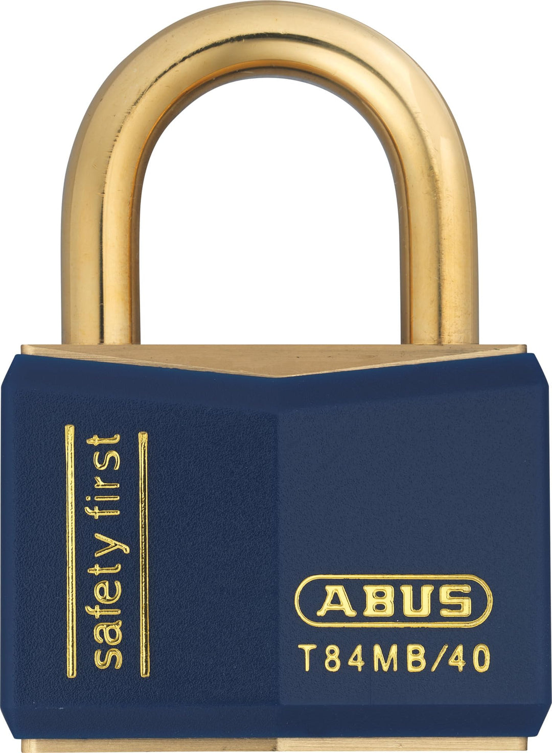 Abus - T84MB/40 40mm Blue Safety First Rostfreie Vorhängeschloss - ABUT8440BLU Blau 40mm Verschieden