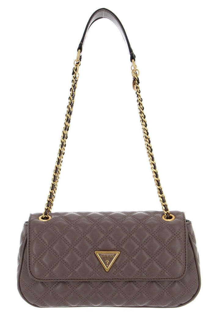 GUESS Damen Giully Convertible Crossbody, Flap T.U Dark Taupe, T.U Dark Taupe