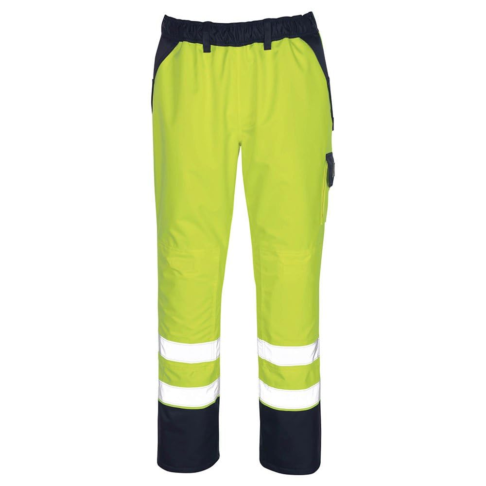 Mascot Unisex Hose Überziehhose Linz Grösse 2XL in gelb/Marineblau (1er Pack) L Gelb / Marineblau, L