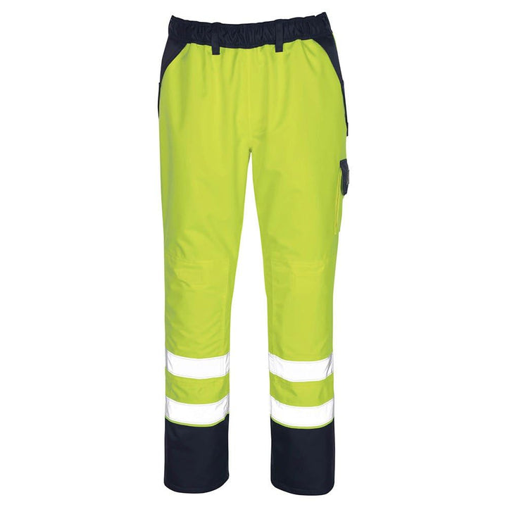 Mascot Unisex Hose Überziehhose Linz Grösse 2XL in gelb/Marineblau (1er Pack) L Gelb / Marineblau, L