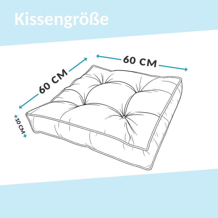 POKAR Loungekissen Sitzkissen Sitzauflagen Stuhl Stuhlkissen für Stuhl Rattanmöbel Gartenmöbel Kisse