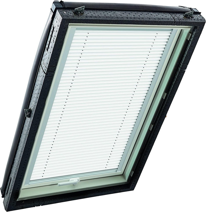 Original Roto Faltstore ZFA Faltrollo für Roto Dachfenster Führungsschiene Silber Plissee für Roto D