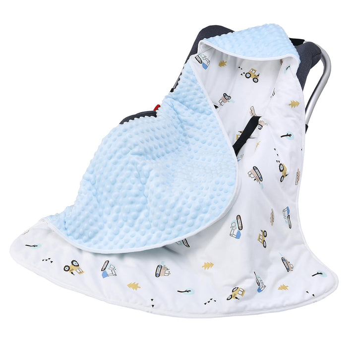 Miracle Baby Einschlagdecke Babyschale Winter Baumwolle Reversible Decke Universal Kuscheldecke 90x9