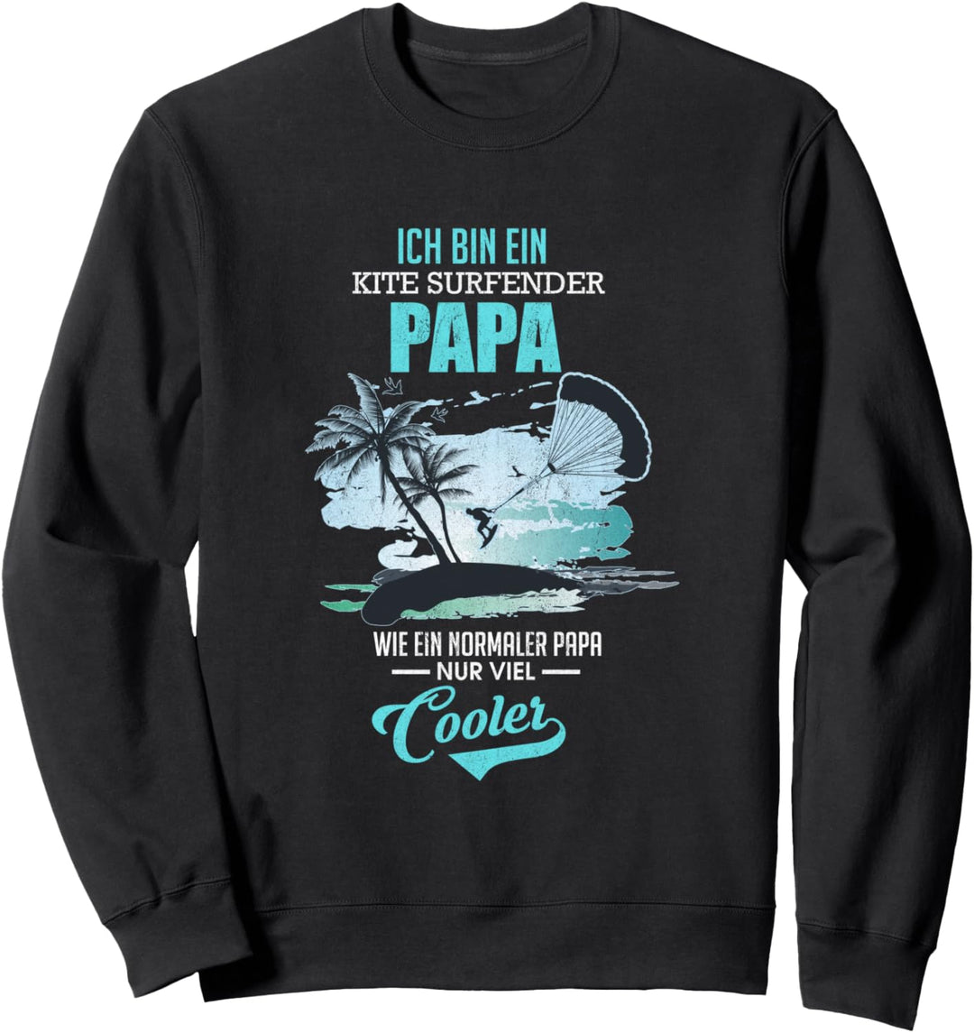 Kite Surfender Papa Kiter Surfer Kiteboard Kitesurfing Sweatshirt