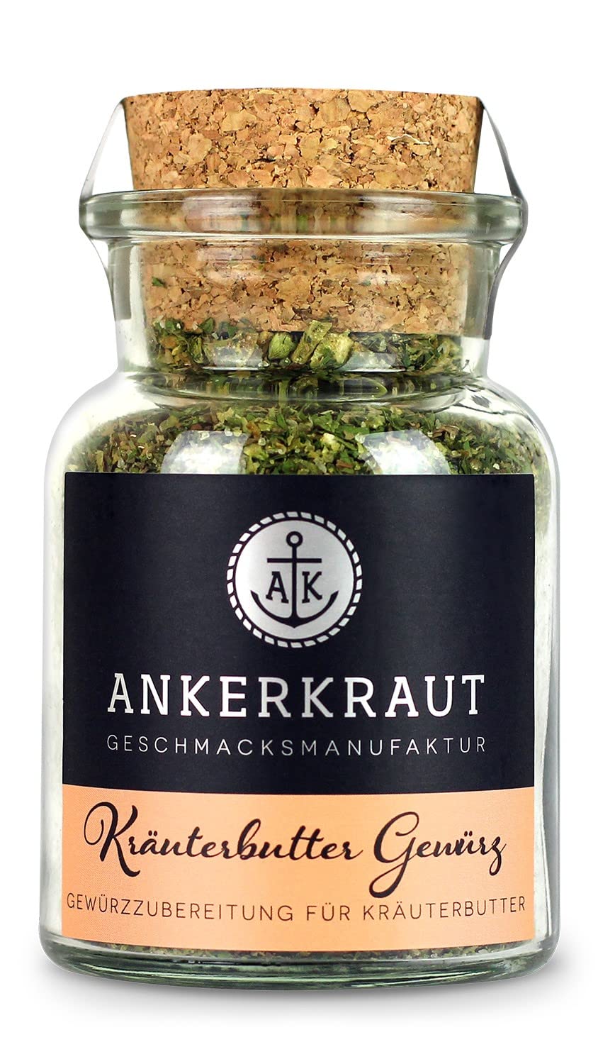 Ankerkraut Geschenkset Kräuter, Geschenk-Box mit 3 Kräutermischungen im Korkenglas, Leckere Geschenk