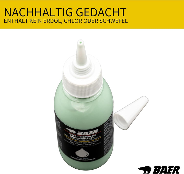 BaerCoil BAER Gewindeschneider Set HSSG: Maschinengewindebohrer Sackloch + Kernlochbohrer: M 3 - M 1