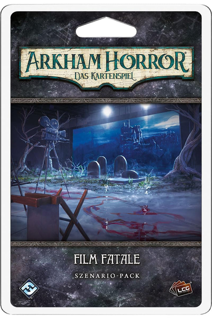 Asmodee, Arkham Horror: Das Kartenspiel – Film Fatale, FFG, Szenario-Erweiterung, Expertenspiel, 1-4
