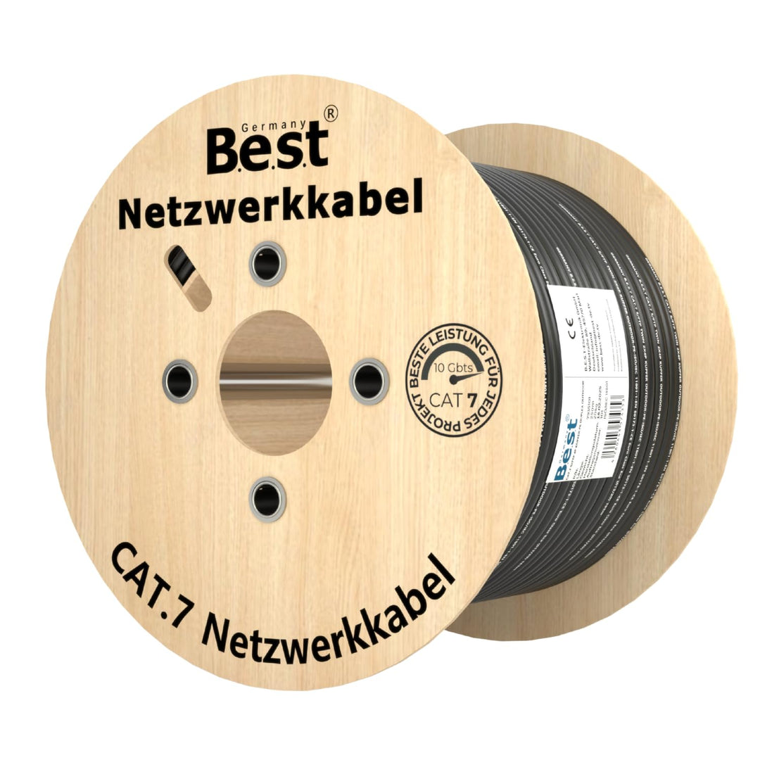 Germany B.e.s.t CAT 7 250M Duplex Erdkabel Netzwerkkabel Outdoorkabel LAN Kabel Ethernetkabel S/FTP