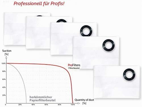 5x Staubbeutel Filtersack passend für WAP SQ 450-11, SQ 450-21, SQ 450-31, SQ 450-1M/H, SQ 450-2M, S