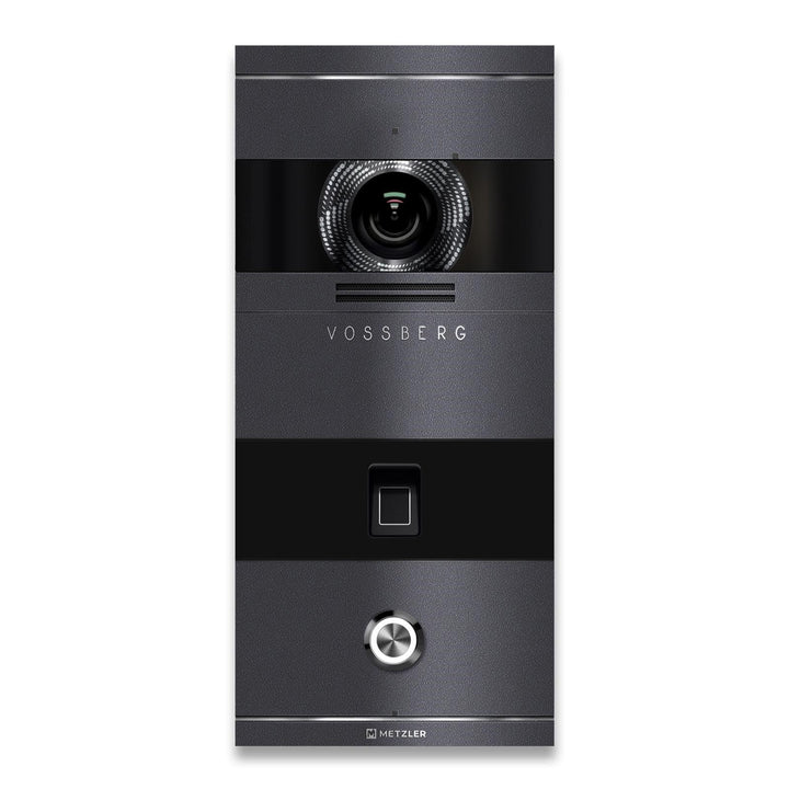 Metzler VDM10 2.0 Video Sprechanlage mit Türöffner (Stromversorgung) & Fingerprint - Anschluss LAN P