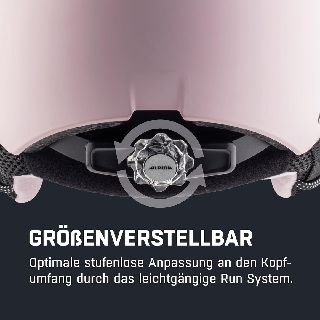 ALPINA ZUPO VISOR Q-LITE - Hochwertiger & Leichter Skihelm Mit Kontrastverstärkendem Visier Für Kind