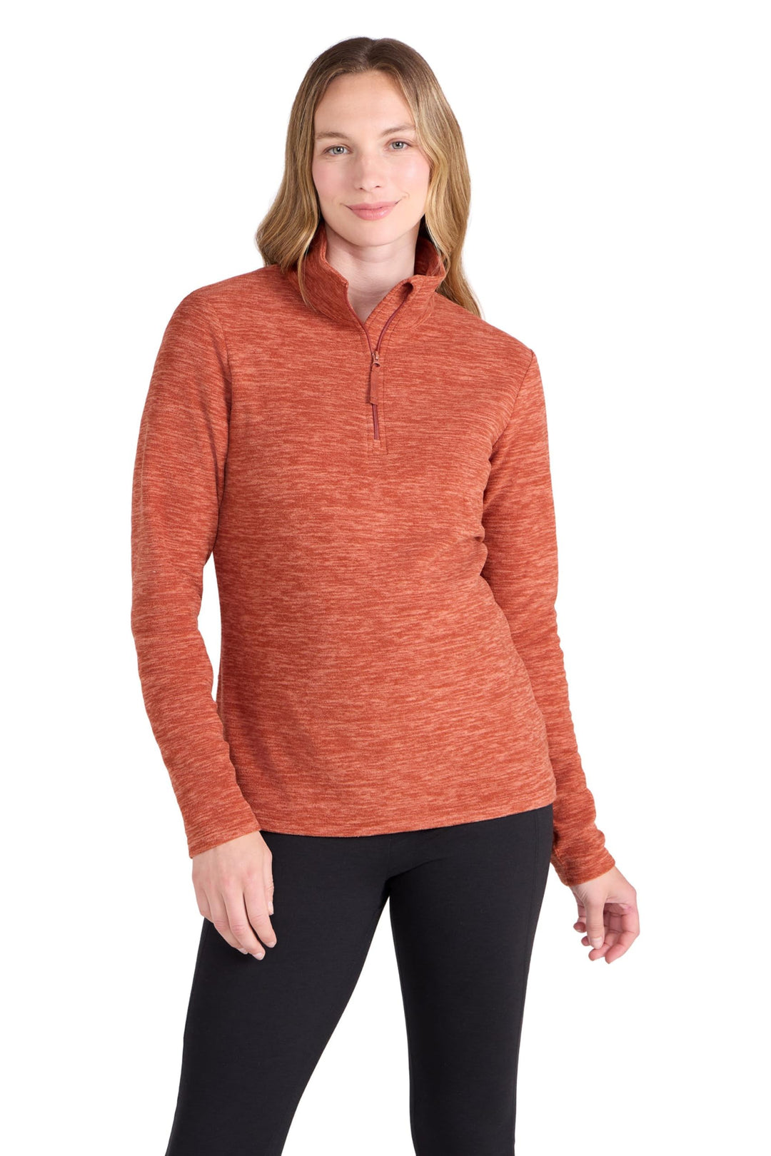 Mountain Warehouse Snowdon Melange Fleece-Pullover Damen - dünner Warmer Winter-Pullover aus Fleece