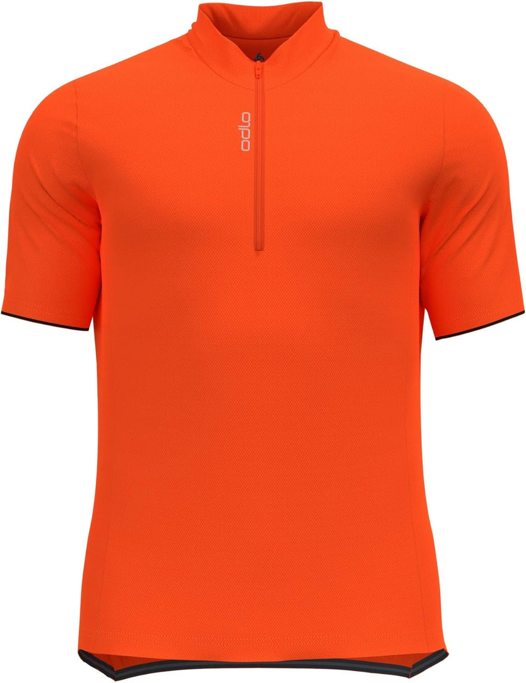 Odlo Herren Essential 1/2 Zip Trikot Radtrikot Fahrradtrikot M Exuberant Orange, M Exuberant Orange
