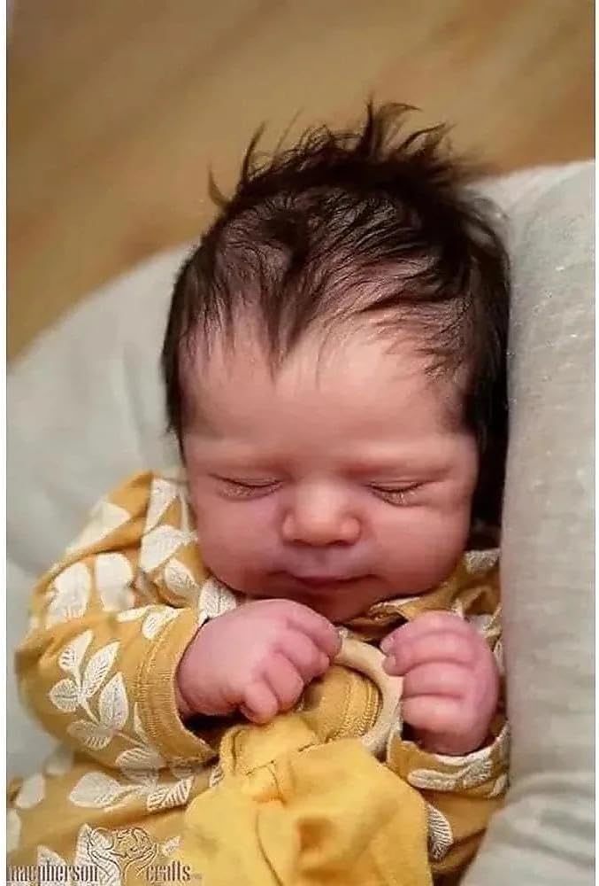 Zero pam Reborn Baby Puppe Schwarz - 19 Zoll Lebensechte Babypuppen Mädchen Realistische Newborn Bab