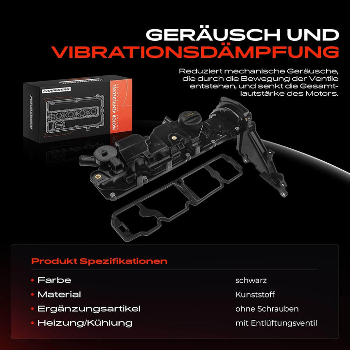 Ventildeckel Zylinderkopfhaube für Berlingo C3 II/III C4 C5 III DS3 DS4 DS5 Jumpy 207 208 I 3008 308