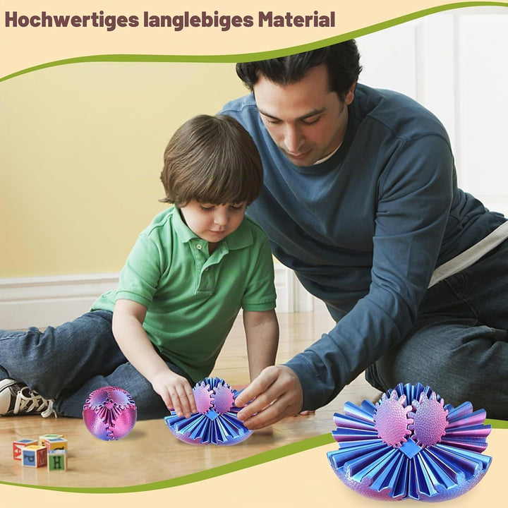 Gear Ball Fidget Spielzeug Steampunk Zahnrad Kugel Stressabbau Sensorisches Spielzeug autistische Ki